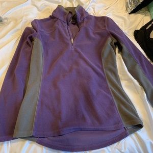 Half zip soft jacket